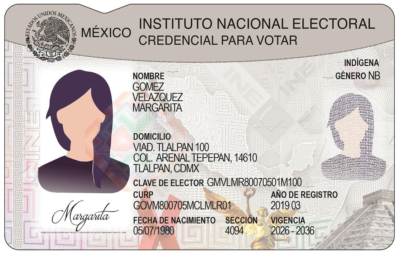 INE lanza nueva credencial para votar con mayores medidas de seguridad