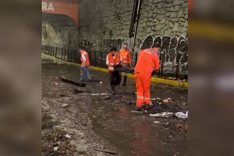 Retiran basural de pasos a desnivel