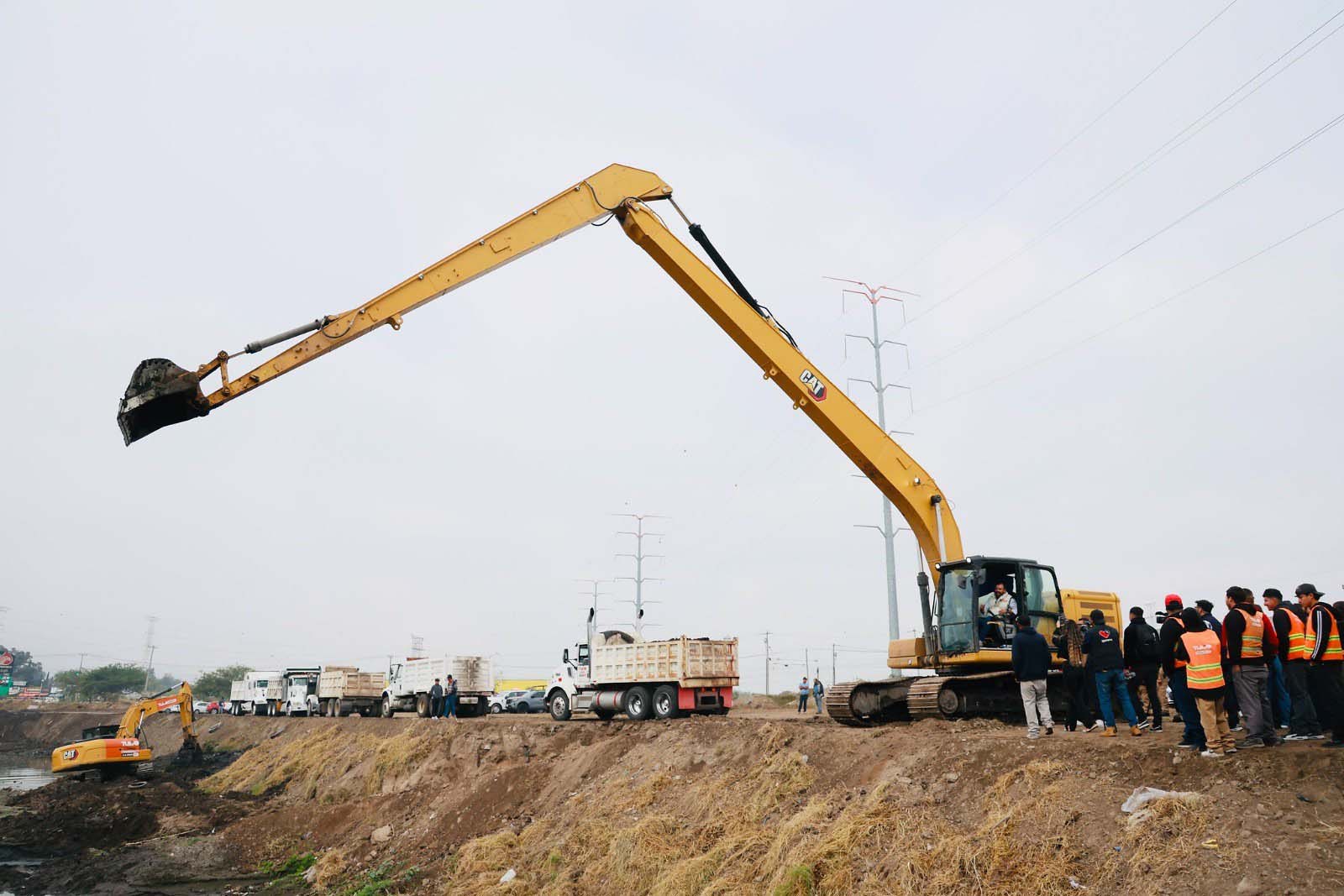 Reportan avance de 90% en canales 