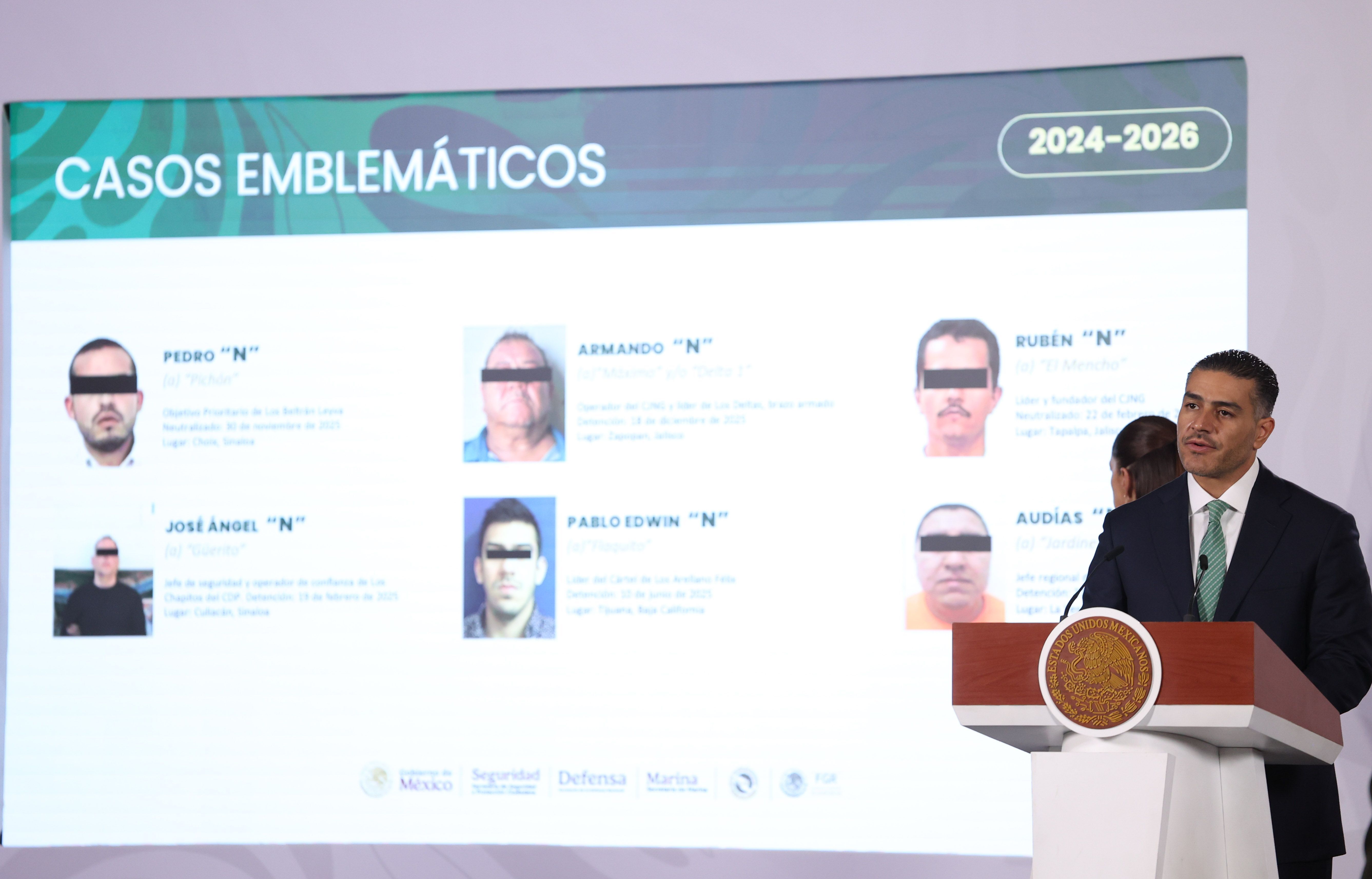Harfuch afirma que alianza entre CJNG y Los Chapitos terminó tras muerte de ‘El Mencho’