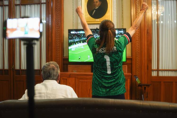 Claudia Sheinbaum felicita a la selección mexicana por su triunfo ante Corea del Sur