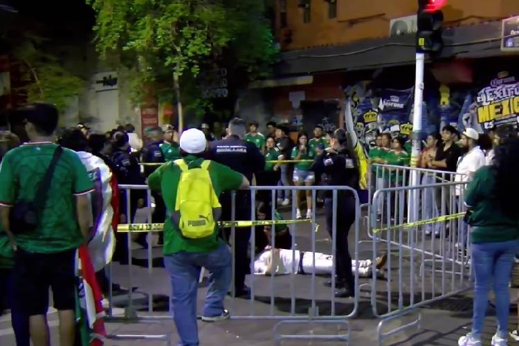 Riña durante festejos por triunfo de México deja al menos dos lesionados