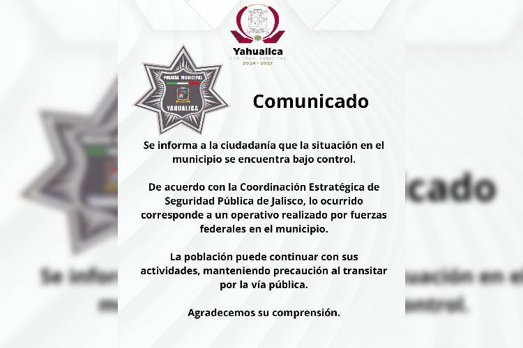 Se registra enfrentamiento en Yahualica 