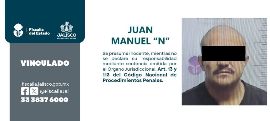 Vinculan a proceso a violento asaltante