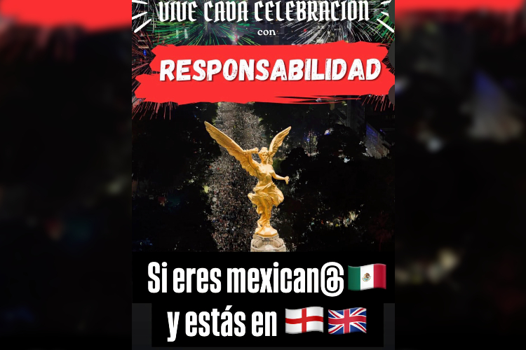 México pide a aficionados en Reino Unido festejar partido con responsabilidad
