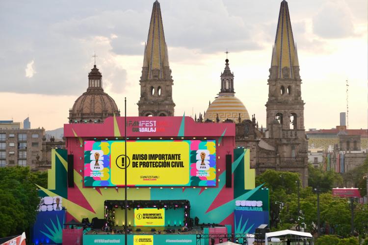 FIFA Fan Fest en Guadalajara alcanza su máxima capacidad