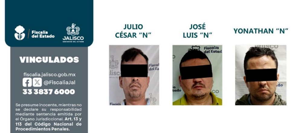 Vinculan a proceso a tres hombres por presuntos robos a viviendas