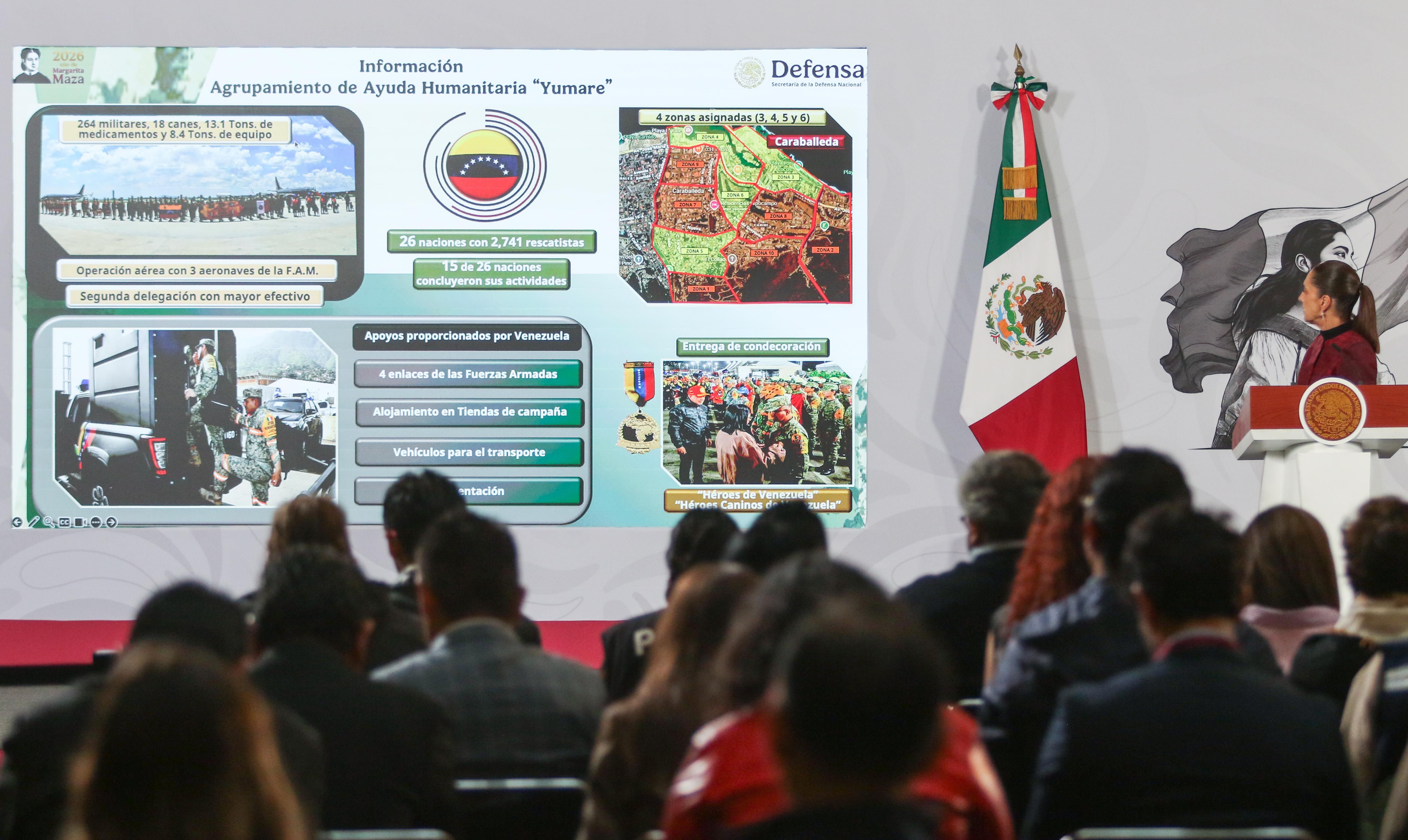 México mantiene apoyo humanitario en Venezuela