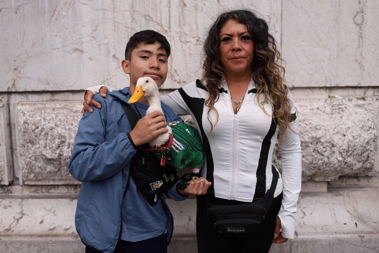 Familia del pato Merlín obtiene vivienda con apoyo de Sheinbaum