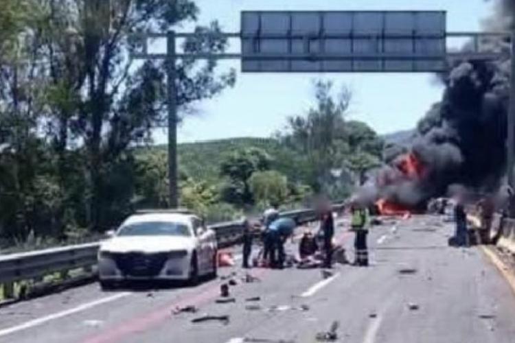 Reportan al menos 10 muertos tras choque múltiple en la autopista Guadalajara-Tepic