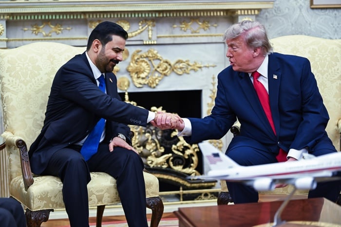 Trump recibe al primer ministro iraquí en la Casa Blanca