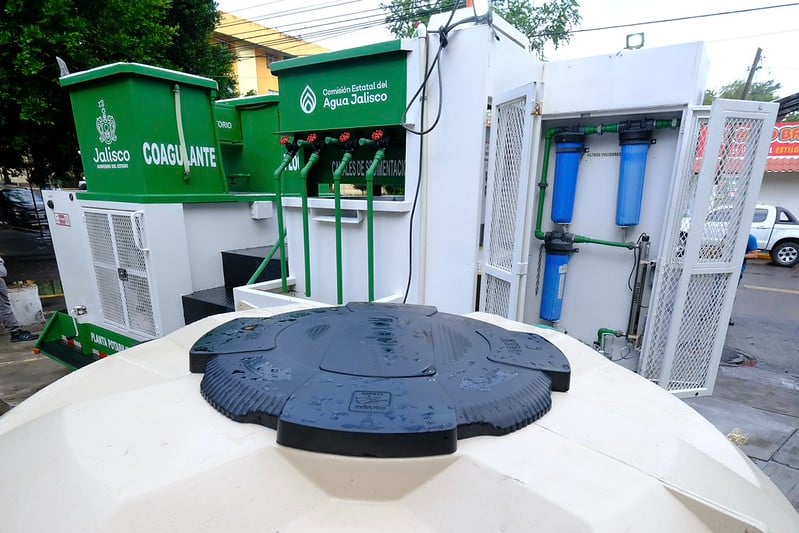 Comienza a operar planta potabilizadora móvil en AMG