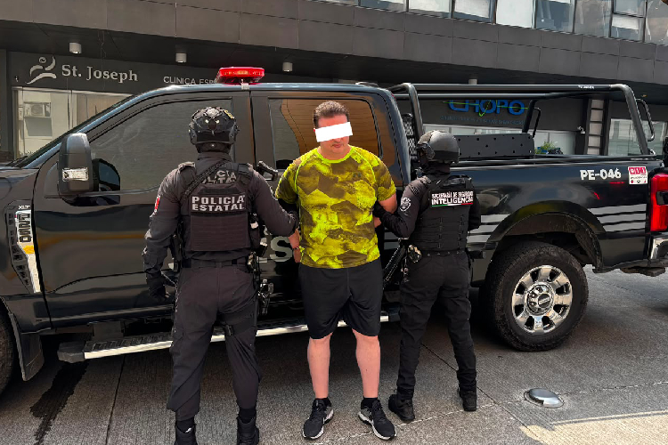 Prófugo de EUA fue detenido por policía de Jalisco