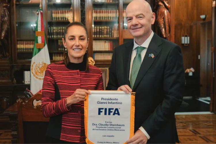 Sheinbaum notifica al Congreso viaje para asistir a la final del Mundial 2026