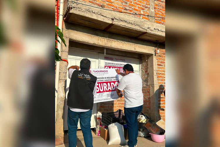 Clausuran anexo clandestino en Tlaquepaque