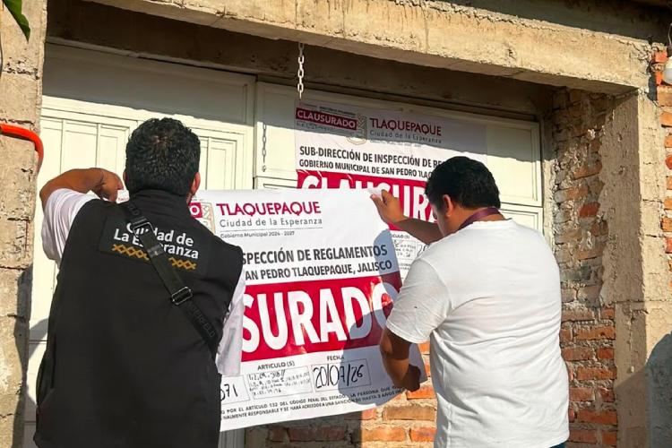 Clausuran anexo clandestino en Tlaquepaque