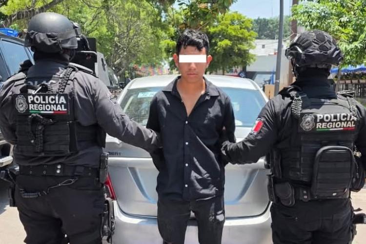 Detienen en Chapala a integrante de banda de asaltantes de choferes de plataforma