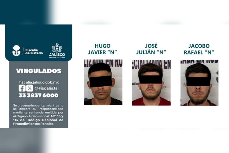 Vinculan a proceso a tres hombres por robo violento de una camioneta