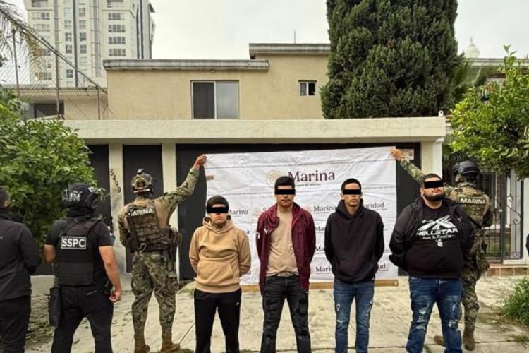 Detienen a seis integrantes de