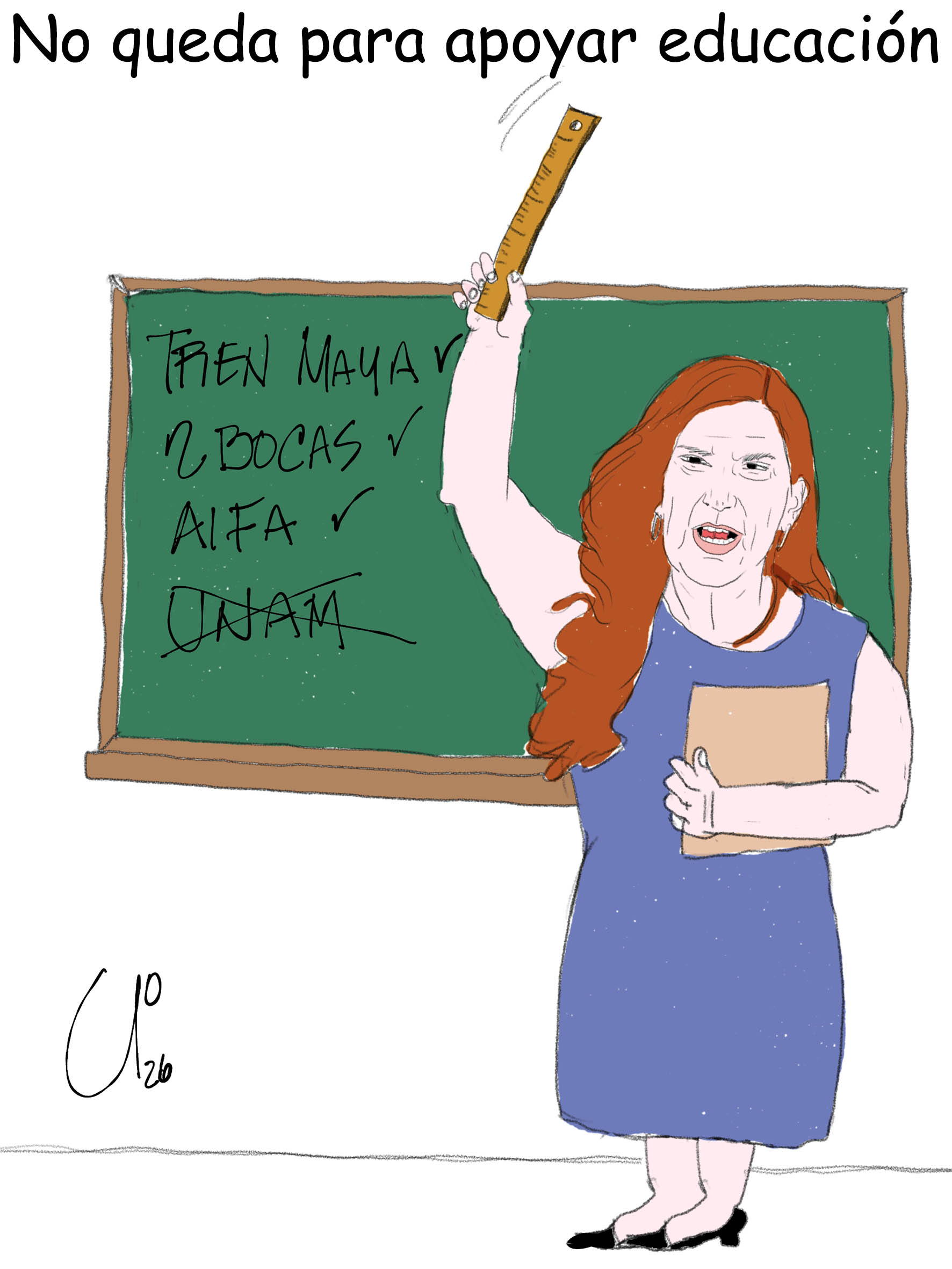 No queda para apoyar educación