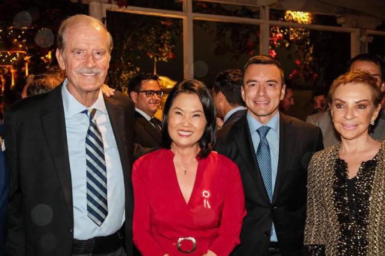 Vicente Fox celebra triunfo de Keiko Fujimori en Perú