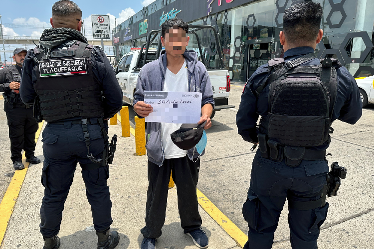 Policía de Tlaquepaque evita privación de la libertad en la Central Camionera