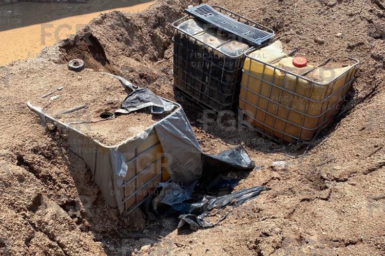 FGR asegura más de 5 mil litros de hidrocarburo en dos operativos