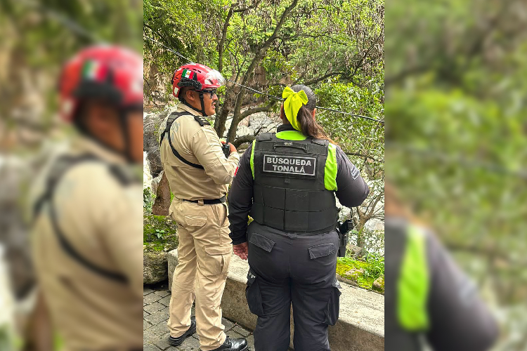 Autoridades buscan a menor arrastrado por la corriente en la Barranca de Huentitán