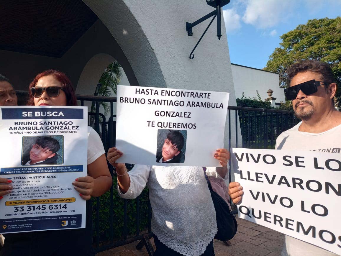 Exigen con protesta atender desaparición de menores