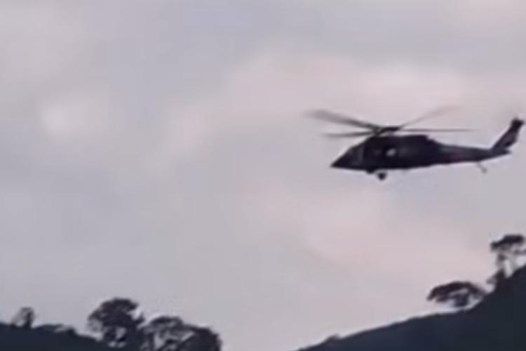 Helicóptero de la Armada realiza aterrizaje de emergencia en La Garita, Jalisco