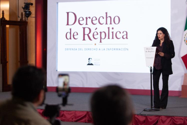 Denuncian intimidación tras lista de periodistas de Luisa María Alcalde