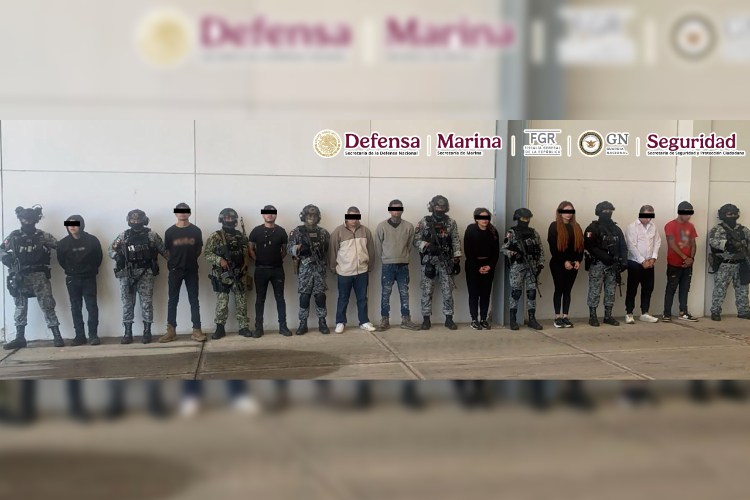 Detienen en Michoacán a nueve presuntos integrantes del CJNG tras operativo federal