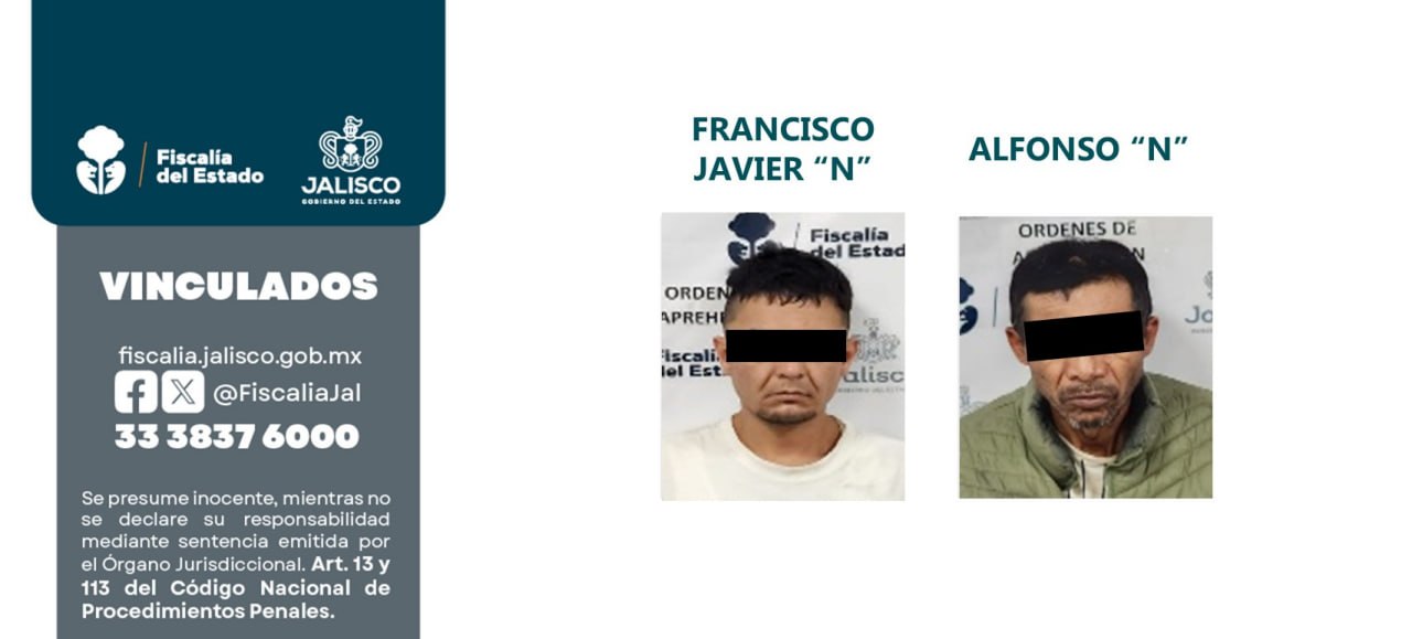 Vinculan a dos hombres por asesinar a una persona en Tlaquepaque