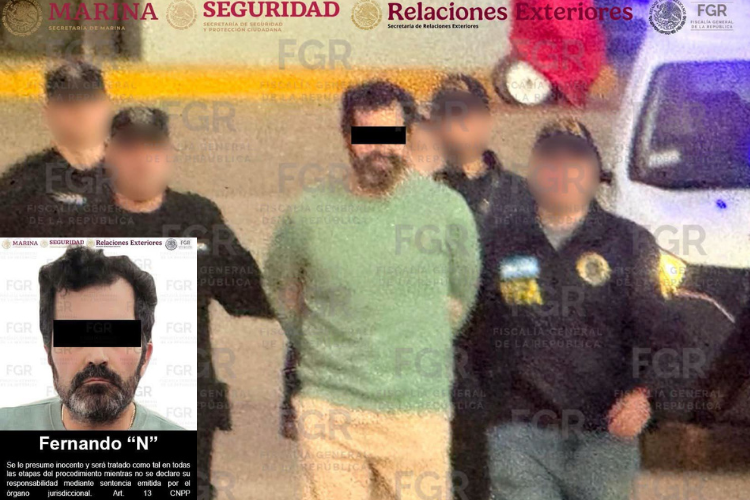 Aterriza en México Fernando 'N', exalmirante expulsado de Argentina por huachicol fiscal