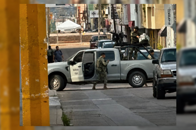 Marina despliega operativo terrestre y aéreo en Arandas; instalan cercos de seguridad