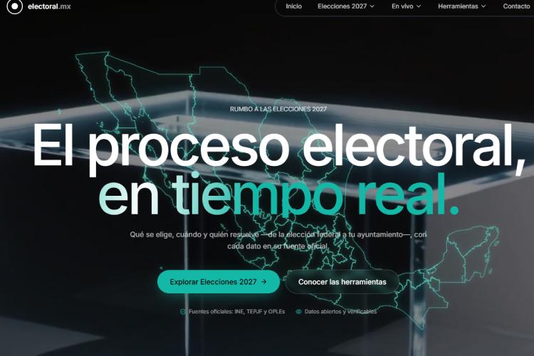 Lanzan plataforma Electoral.MX para dar seguimiento a las elecciones