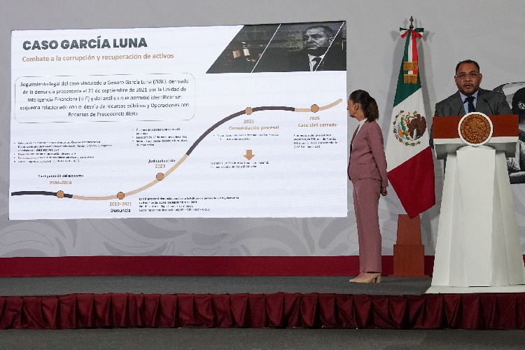 Sheinbaum destinará $5.8 MDD recuperados del caso García Luna a escuelas de Guerrero