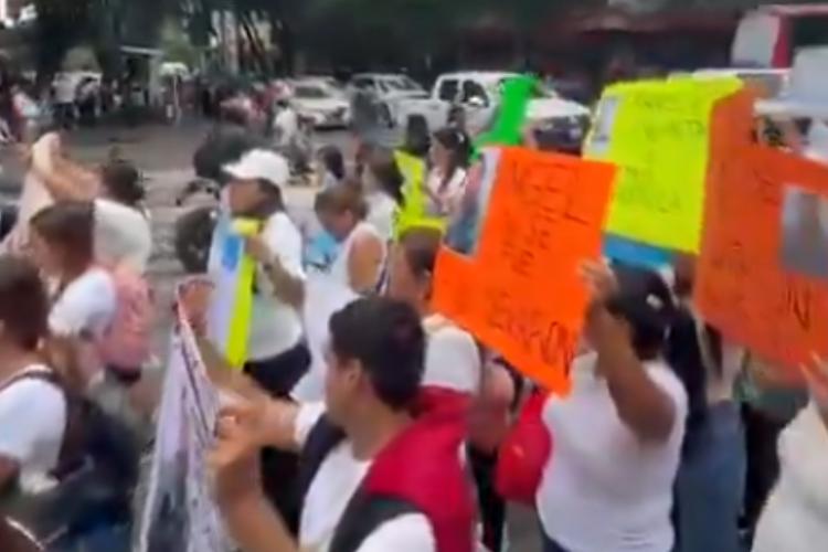 Realizan manifestación por desaparecidos en el centro de Guadalajara