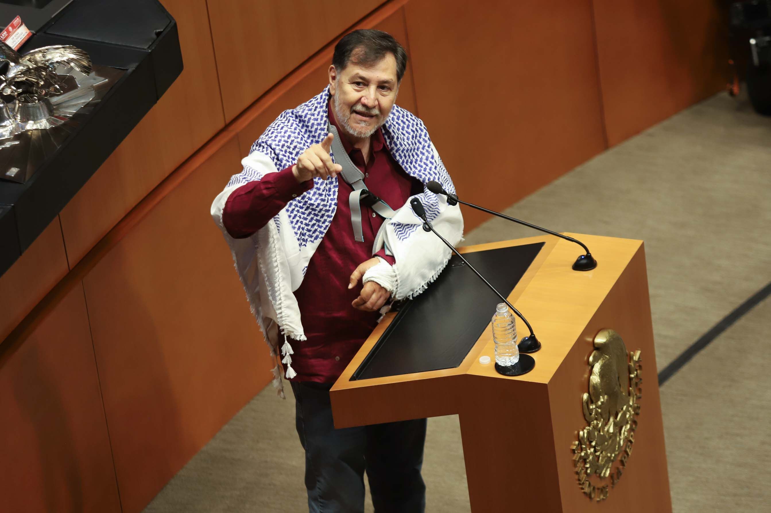Noroña dice que tendrá ‘relación telepática’ con nuevo presidente del Senado