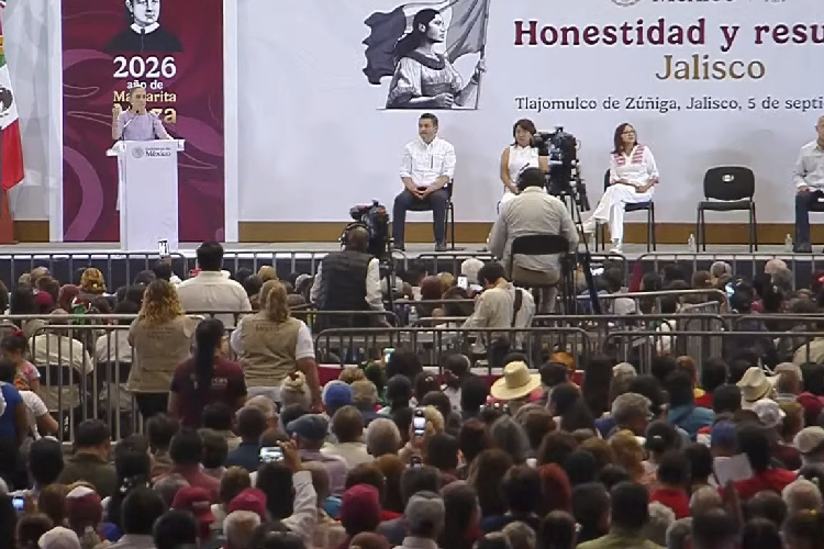 Sheinbaum destaca programas sociales e infraestructura en Jalisco