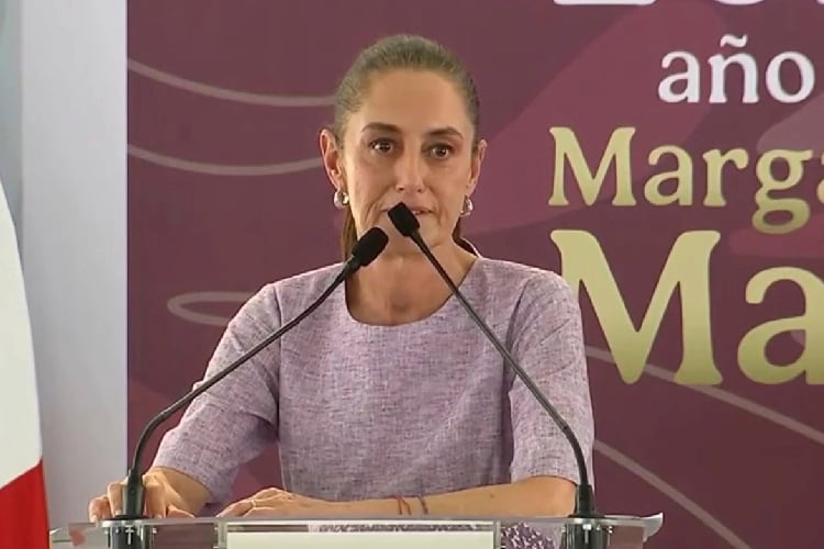 Abuchean a Claudia Sheinbaum durante su Informe en Colima