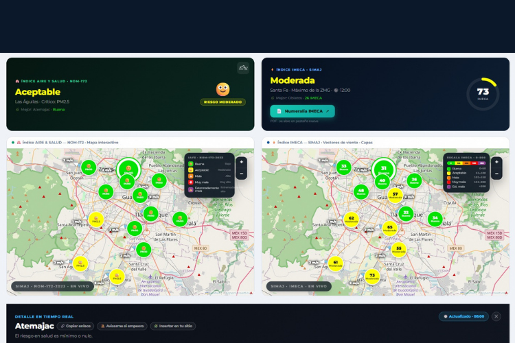 Renuevan portal de calidad del aire en Jalisco