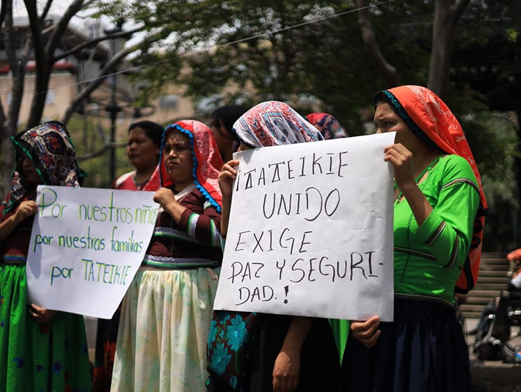 Urgen wixaritari seguridad ante alza de violencia