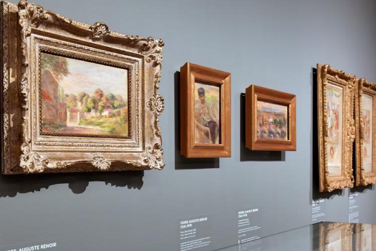Roban 4 cuadros de Pierre-Auguste Renoir en Francia