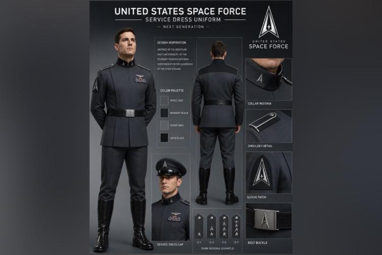 Trump propone uniforme para la Fuerza Espacial