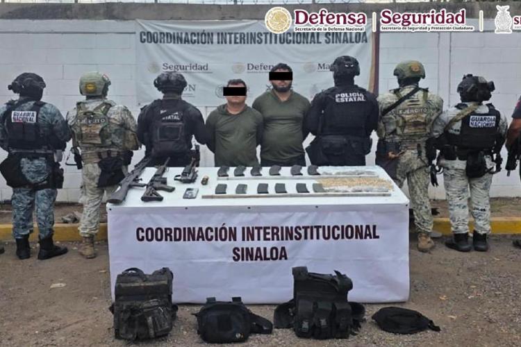 Detienen a dos sospechosos de secuestrar a mineros en Sinaloa