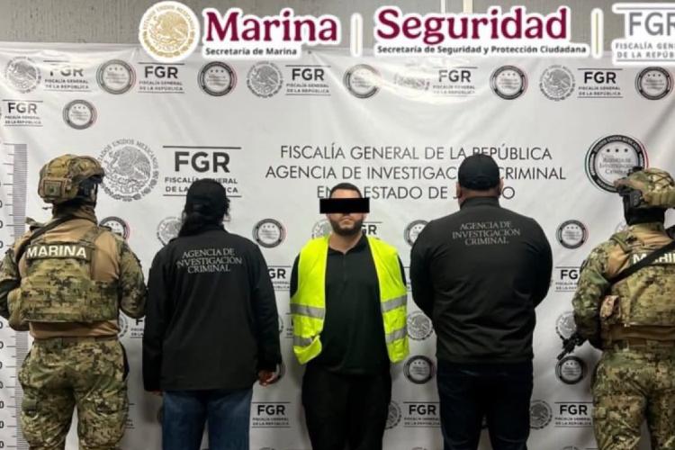 Detienen en Jalisco a operador delincuencial por tráfico de drogas hacia EU