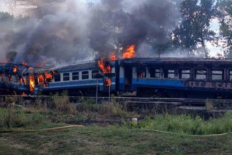 Dron ruso alcanza tren de pasajeros en frontera de Polonia