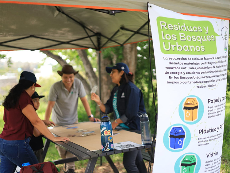 Llevan educación ambiental a bosques urbanos de Guadalajara