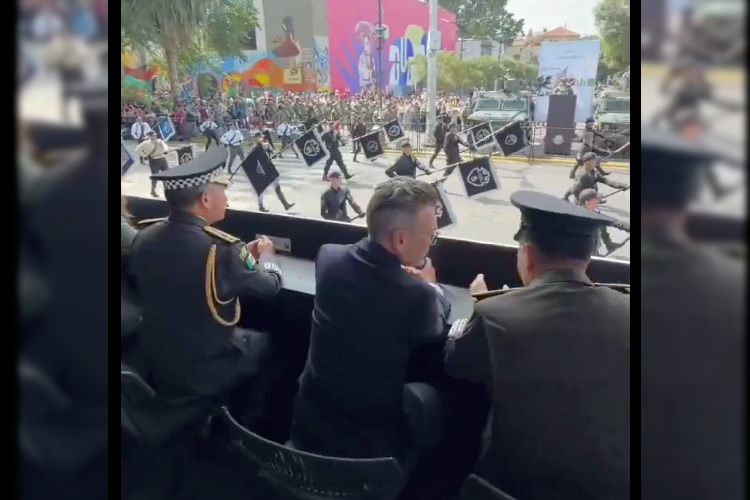 Pablo Lemus encabeza Desfile Cívico Militar en Guadalajara tras saldo blanco en los festejos patrios